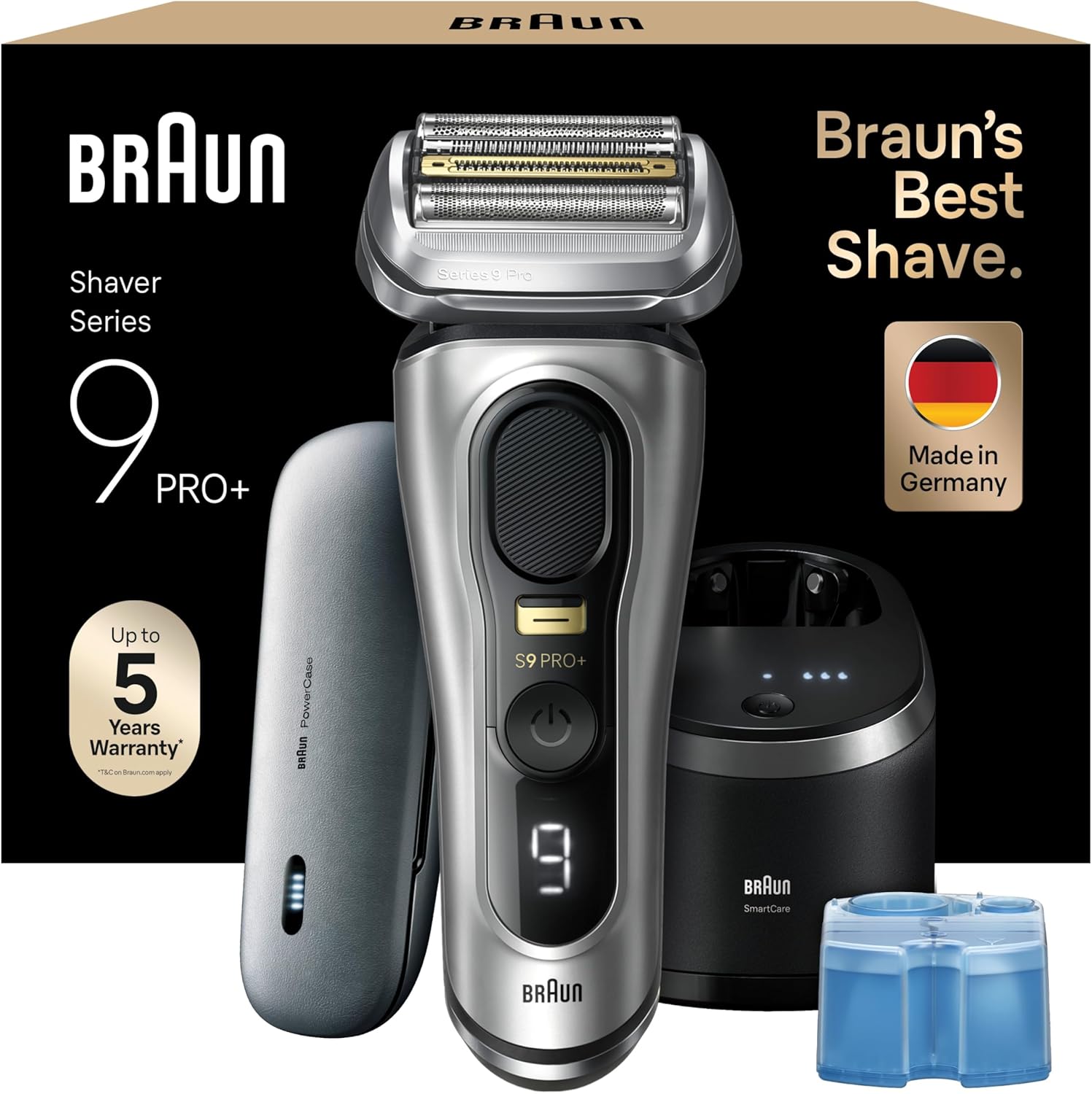 Braun 百靈 Series 9 Pro+ 6合1 乾濕兩用電動鬚刨 9577cc
