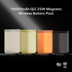 Momax 1-Power S.Pass² 10000mAh 半固態磁吸流動電源 (CCC 認證)